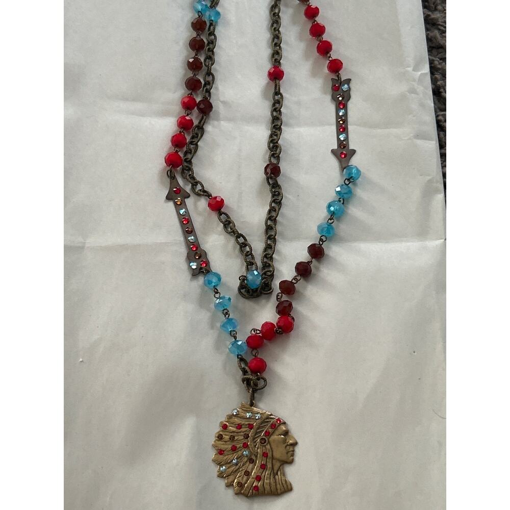 Pink Panache Beaded Necklace with